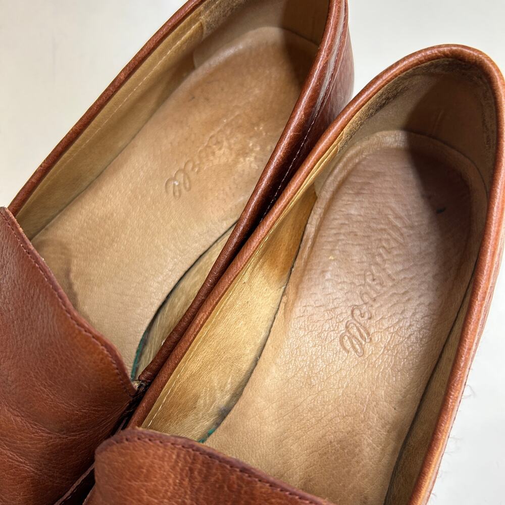 Madewell Francis Loafer Women's 5.5 Brown Leather H2419 Classic Style $148 - Picture 4 of 11